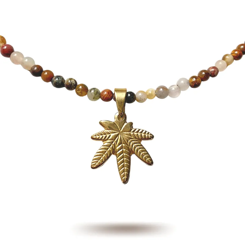 420 Mixed Gems Choker