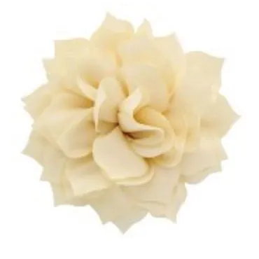 4" Fabric Flower (12 colors)