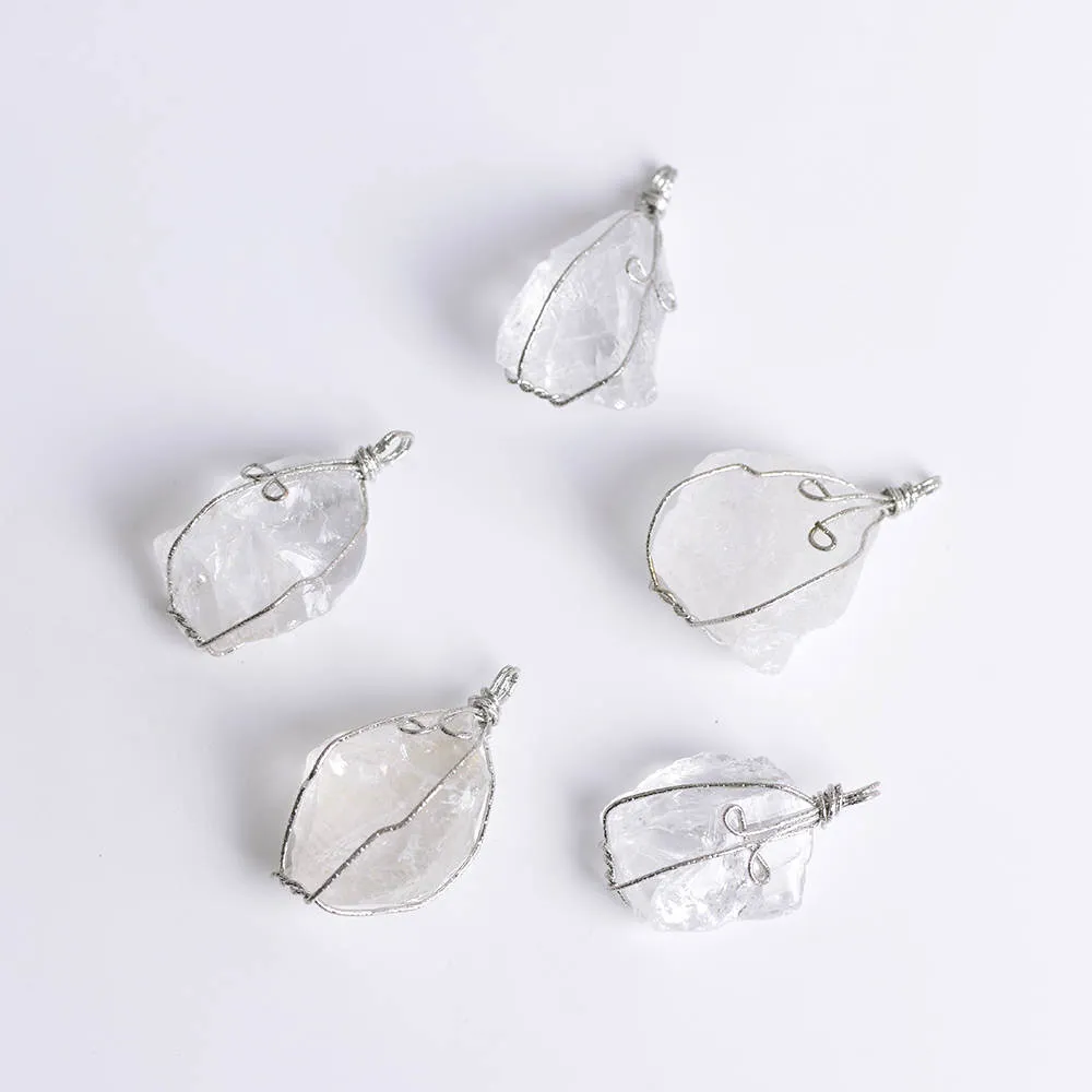Ancient Infusions Clear Quartz Clarity Pendant: Embrace Purity and Amplify Positive Energy