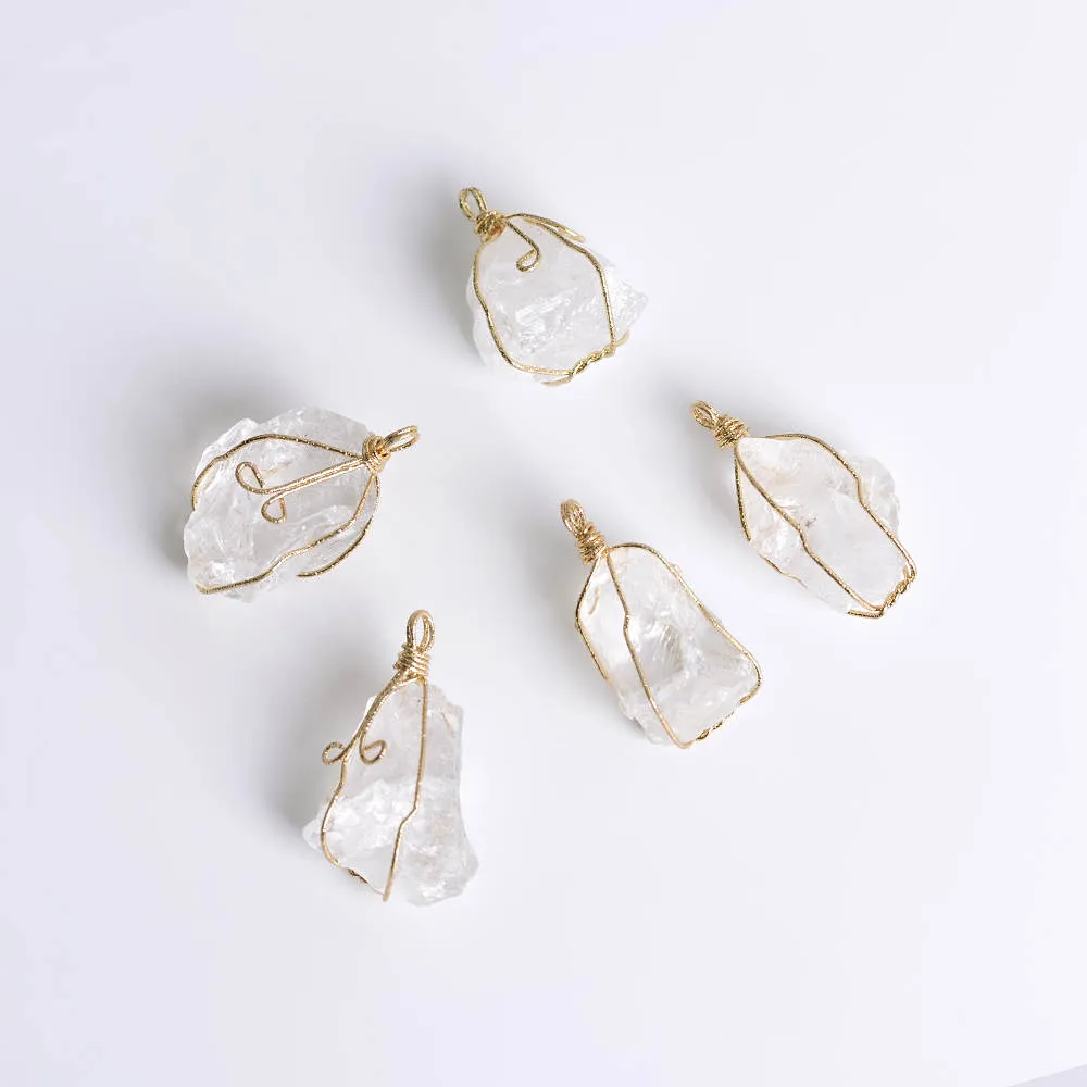 Ancient Infusions Clear Quartz Clarity Pendant: Embrace Purity and Amplify Positive Energy