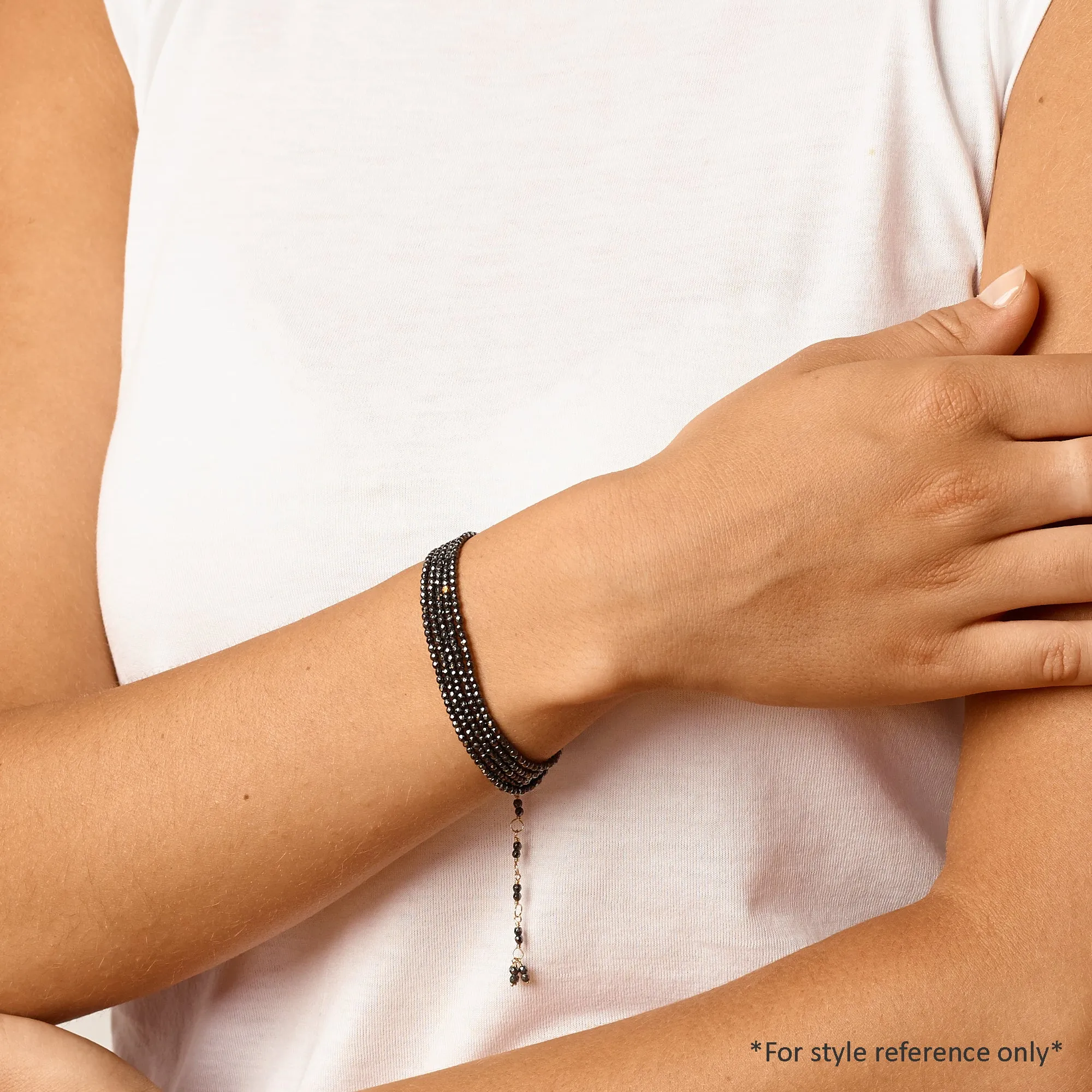 Blue Sapphire Wrap Bracelet - Necklace
