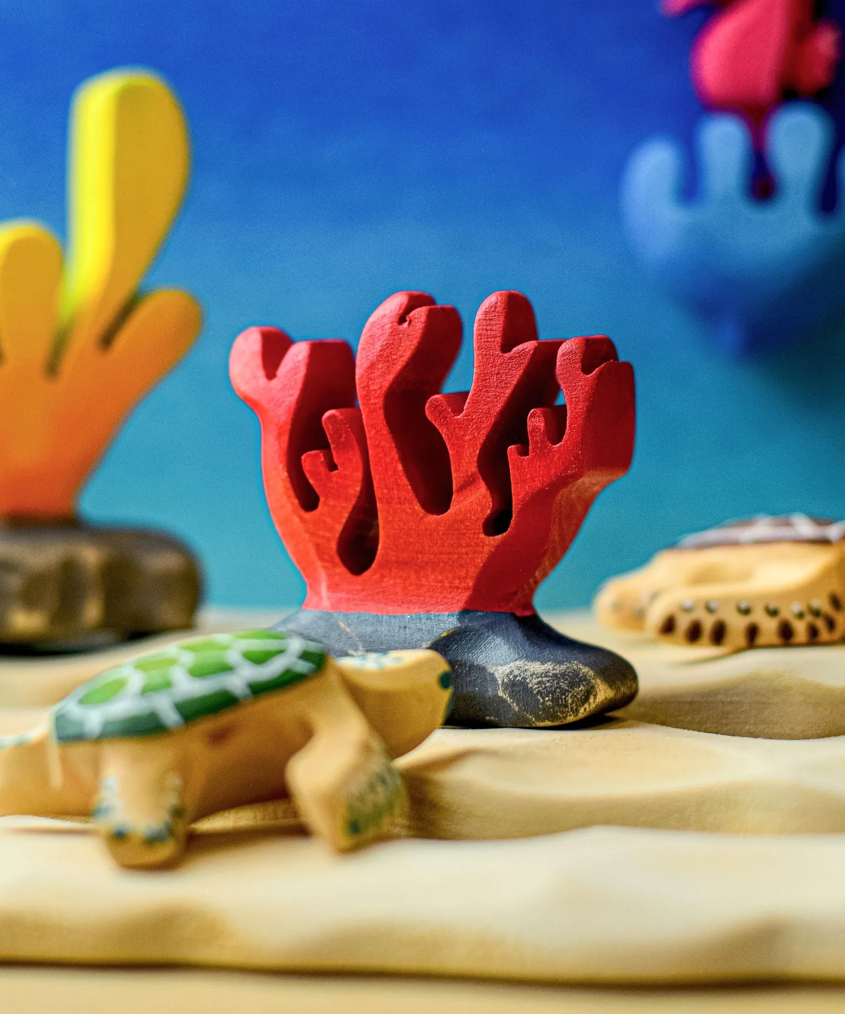 Bumbu Wooden Red Coral