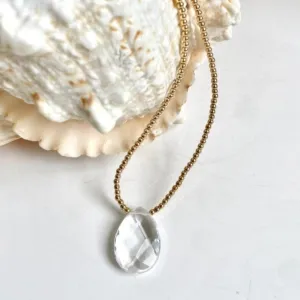 Crystal Gold Necklace - Kali