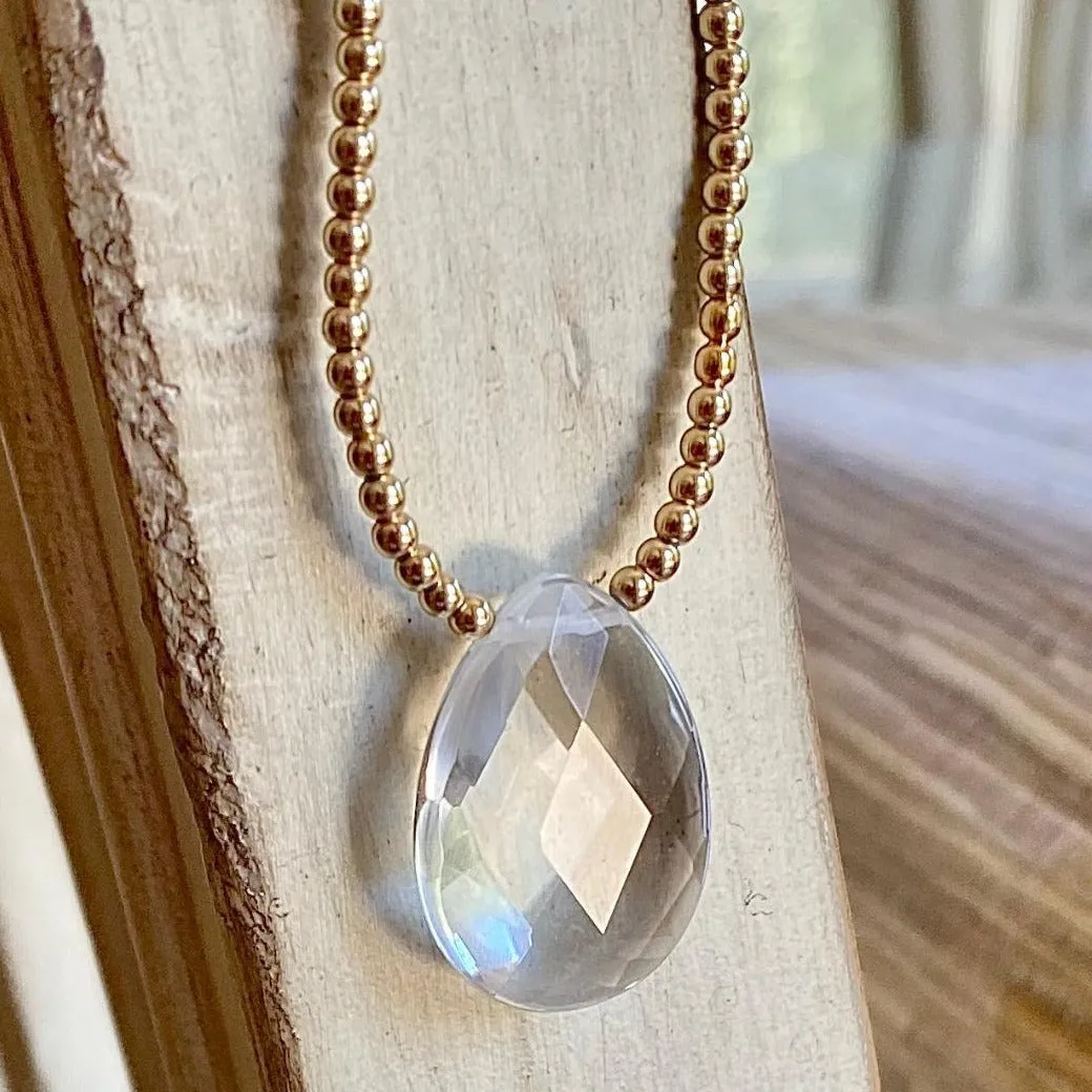 Crystal Gold Necklace - Kali