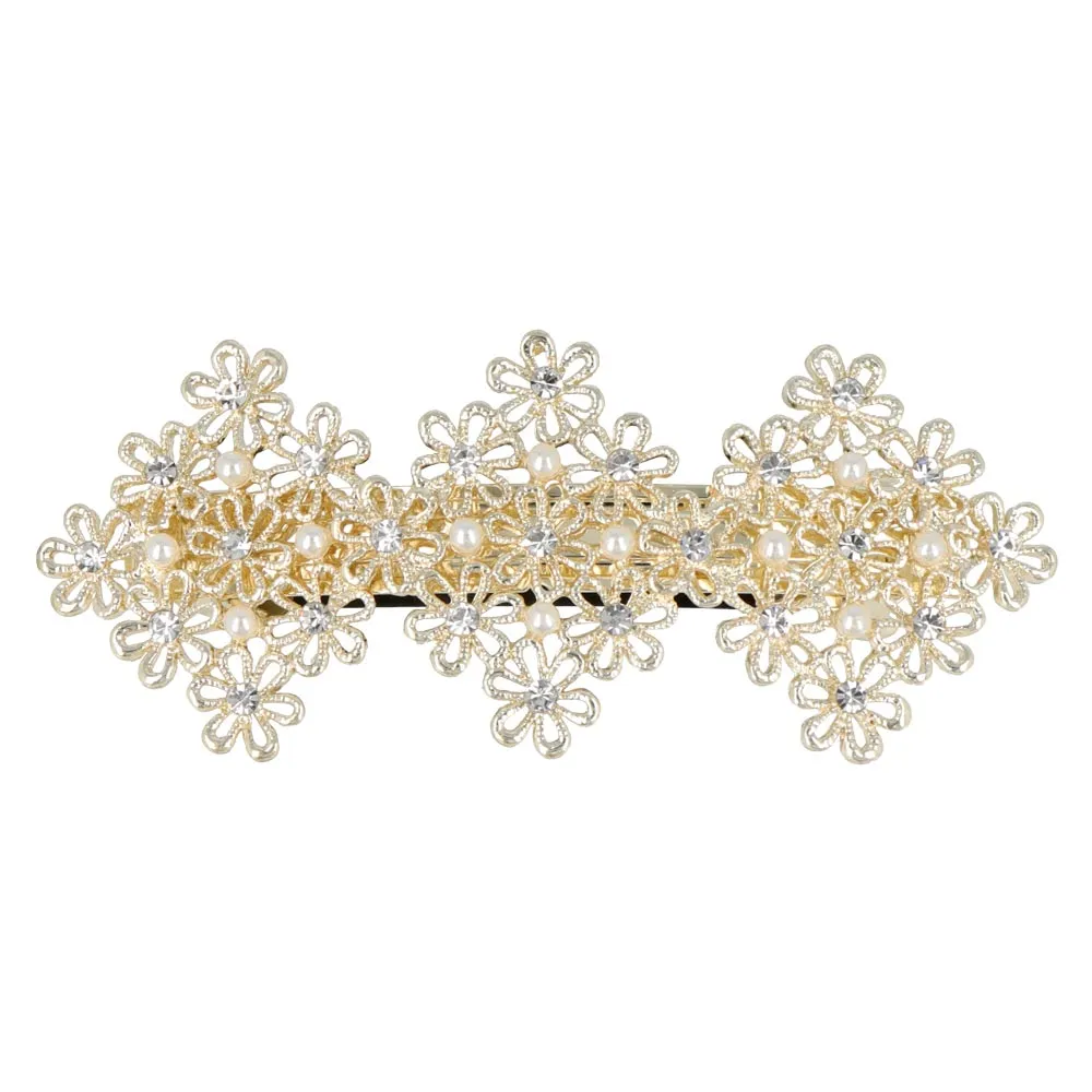 Floral Race Hair Barrette