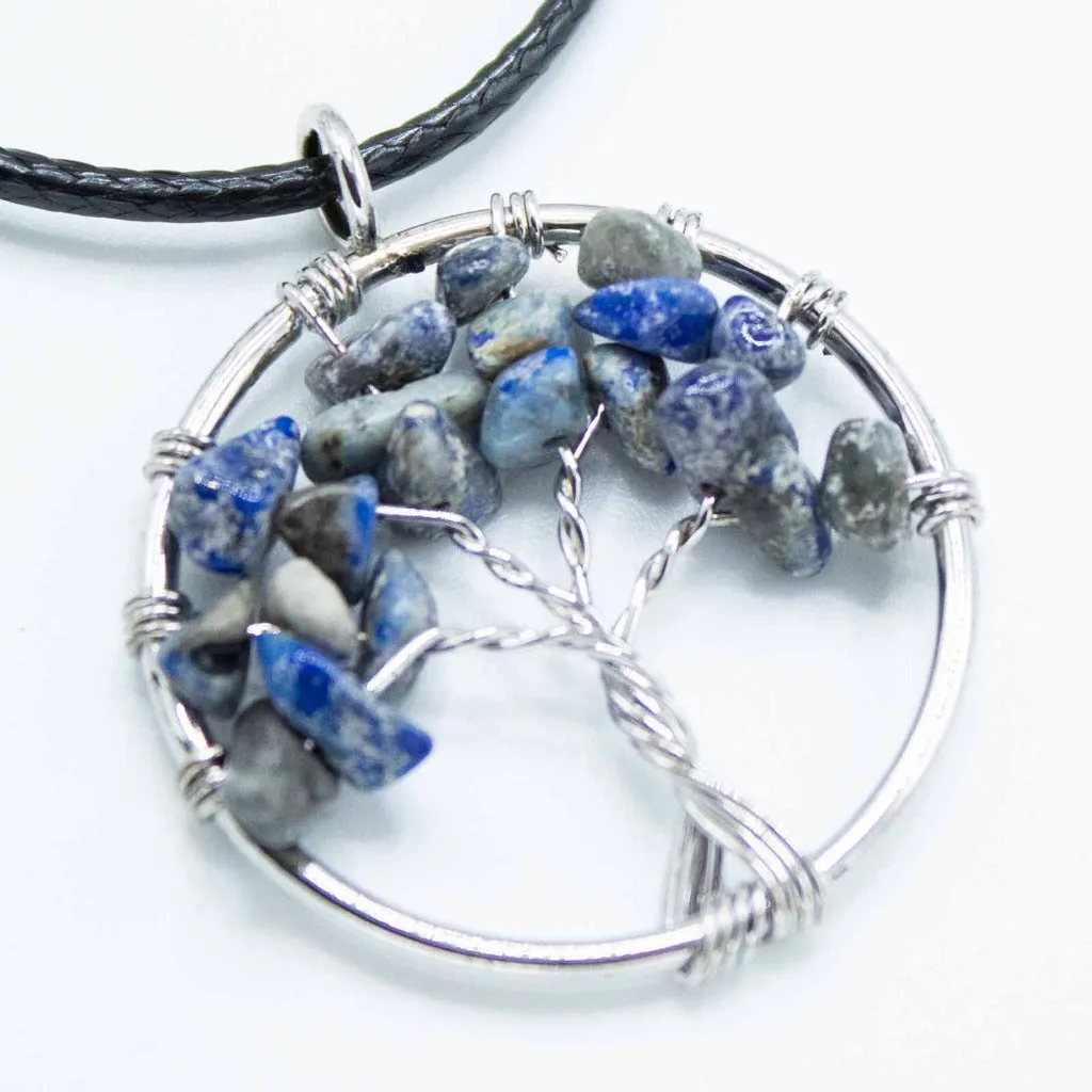 Gemstone Necklace Pendants - Tree of Life Jewellery - Spiritual Gifts