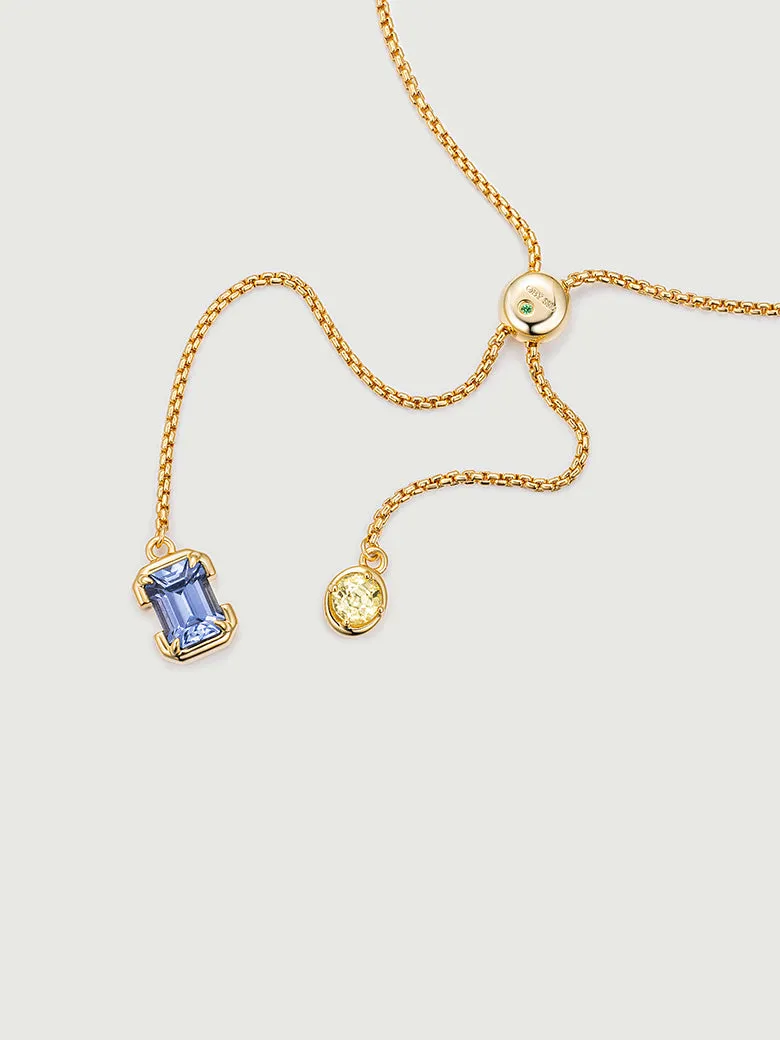Lab-Grown Gem Slideable Chain
