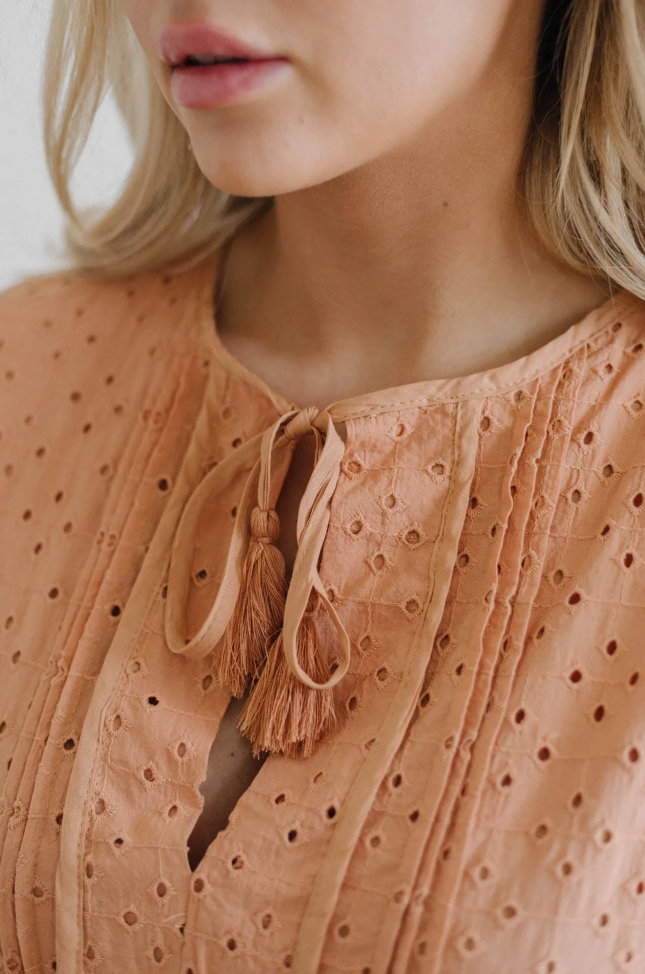 Molly Eyelet Mini Dress