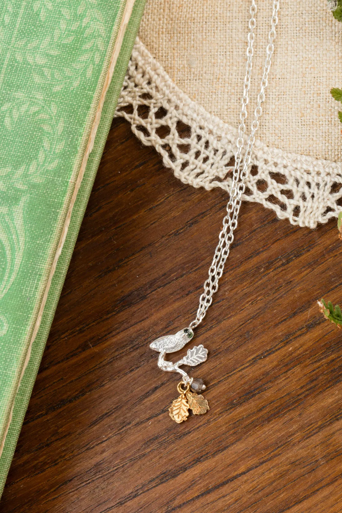Owl On Perch Pendant
