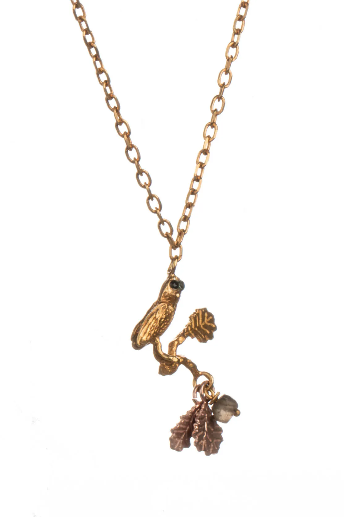 Owl On Perch Pendant