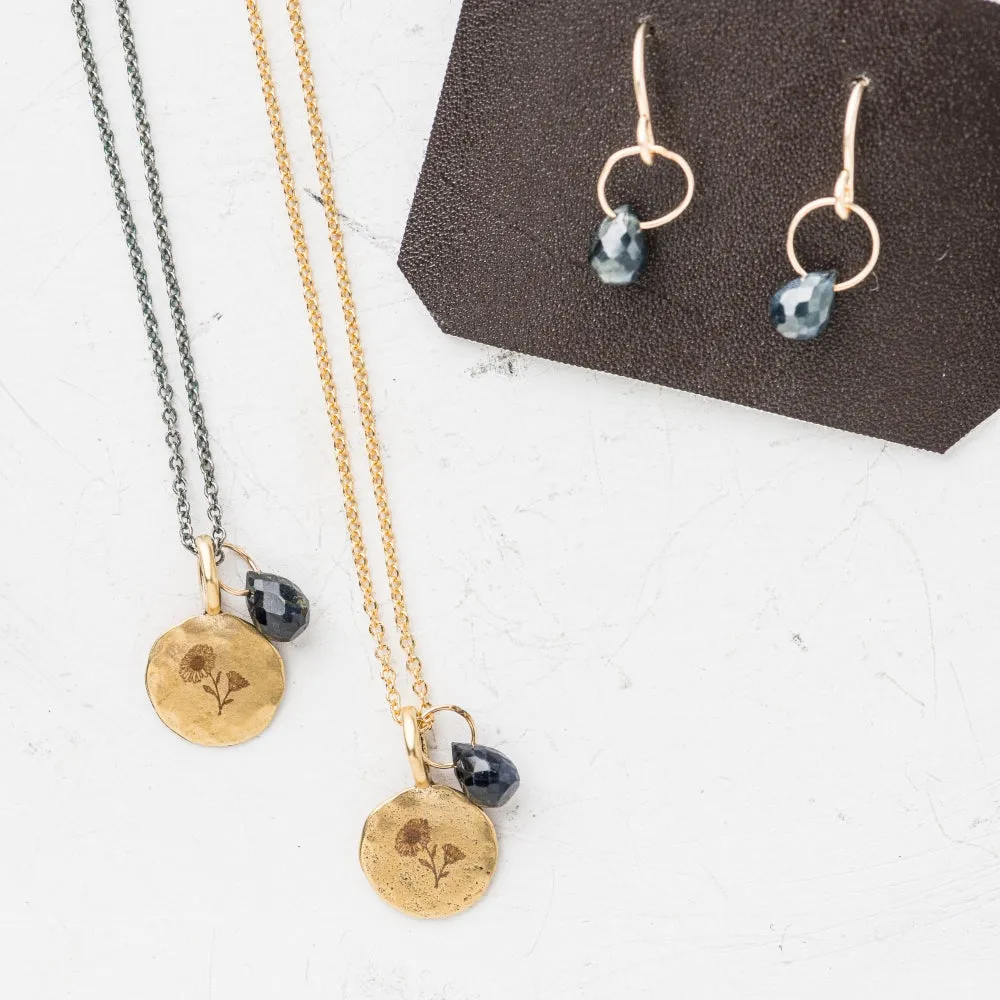 September Birth Flower Necklace: Aster