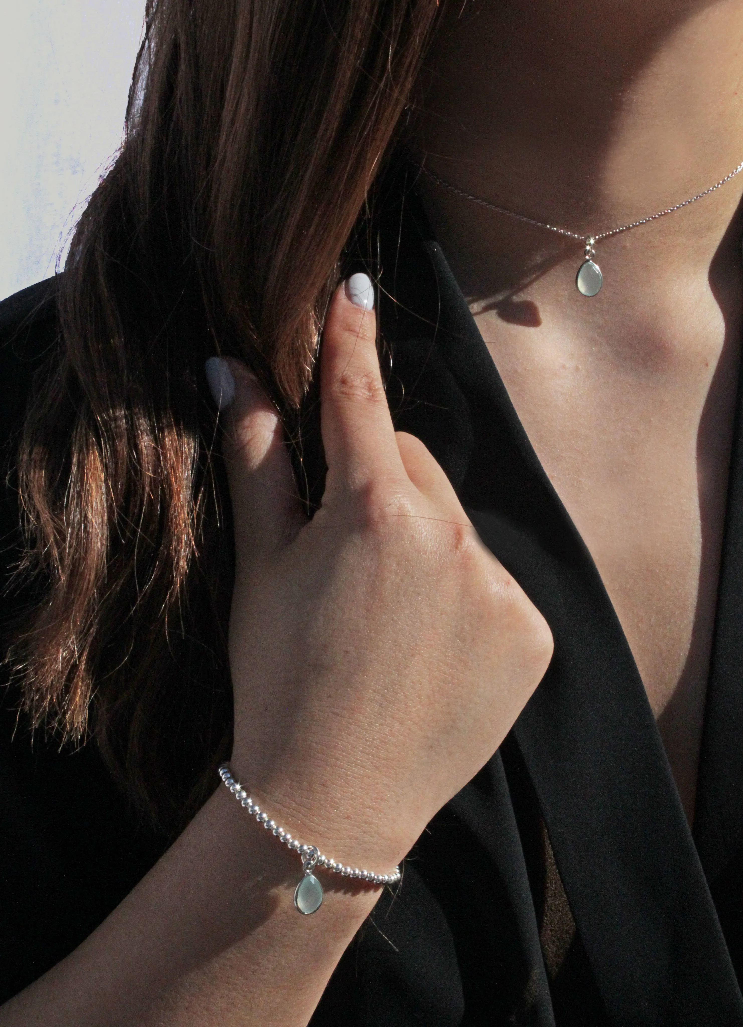 Sterling Gemstone Bracelet