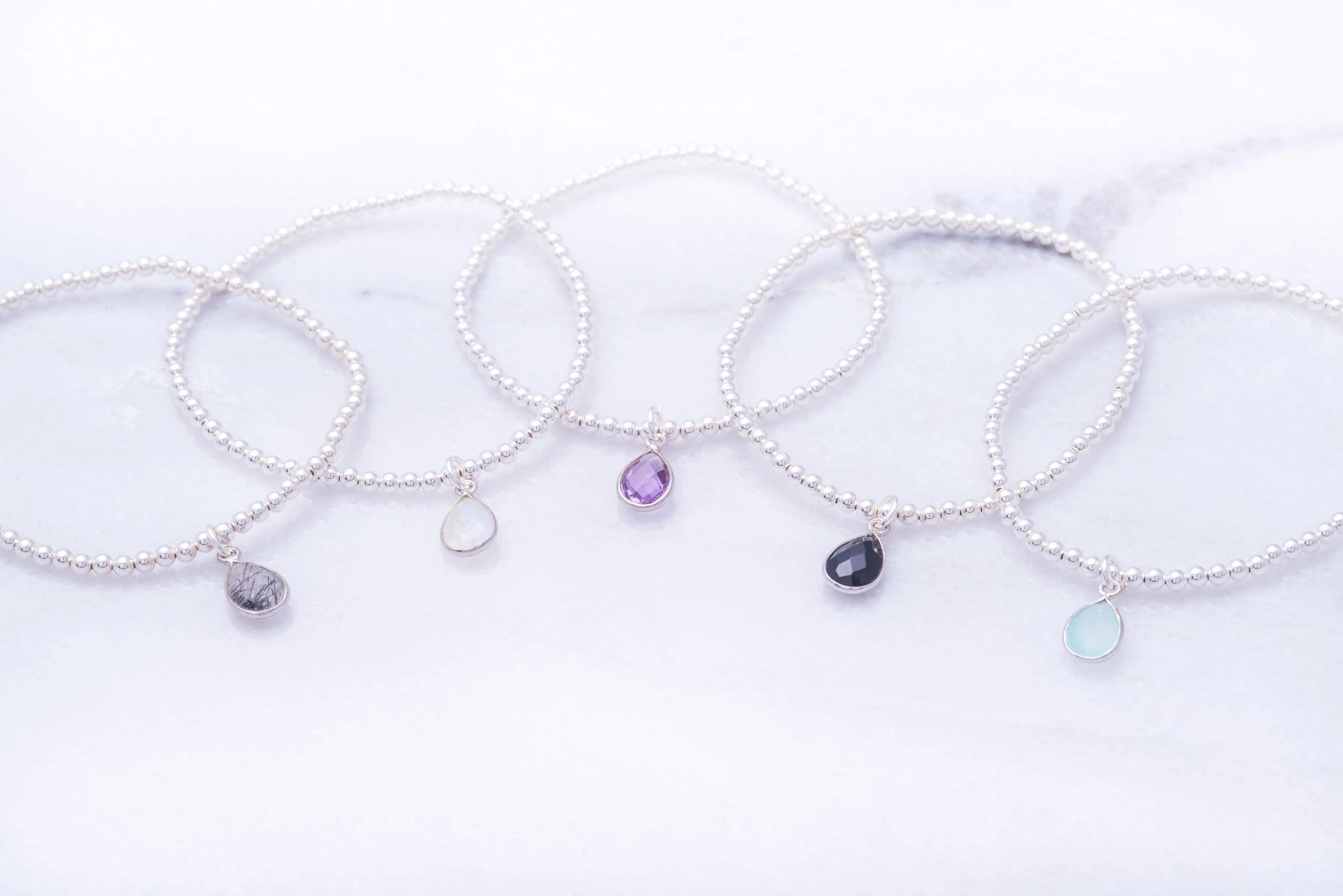 Sterling Gemstone Bracelet