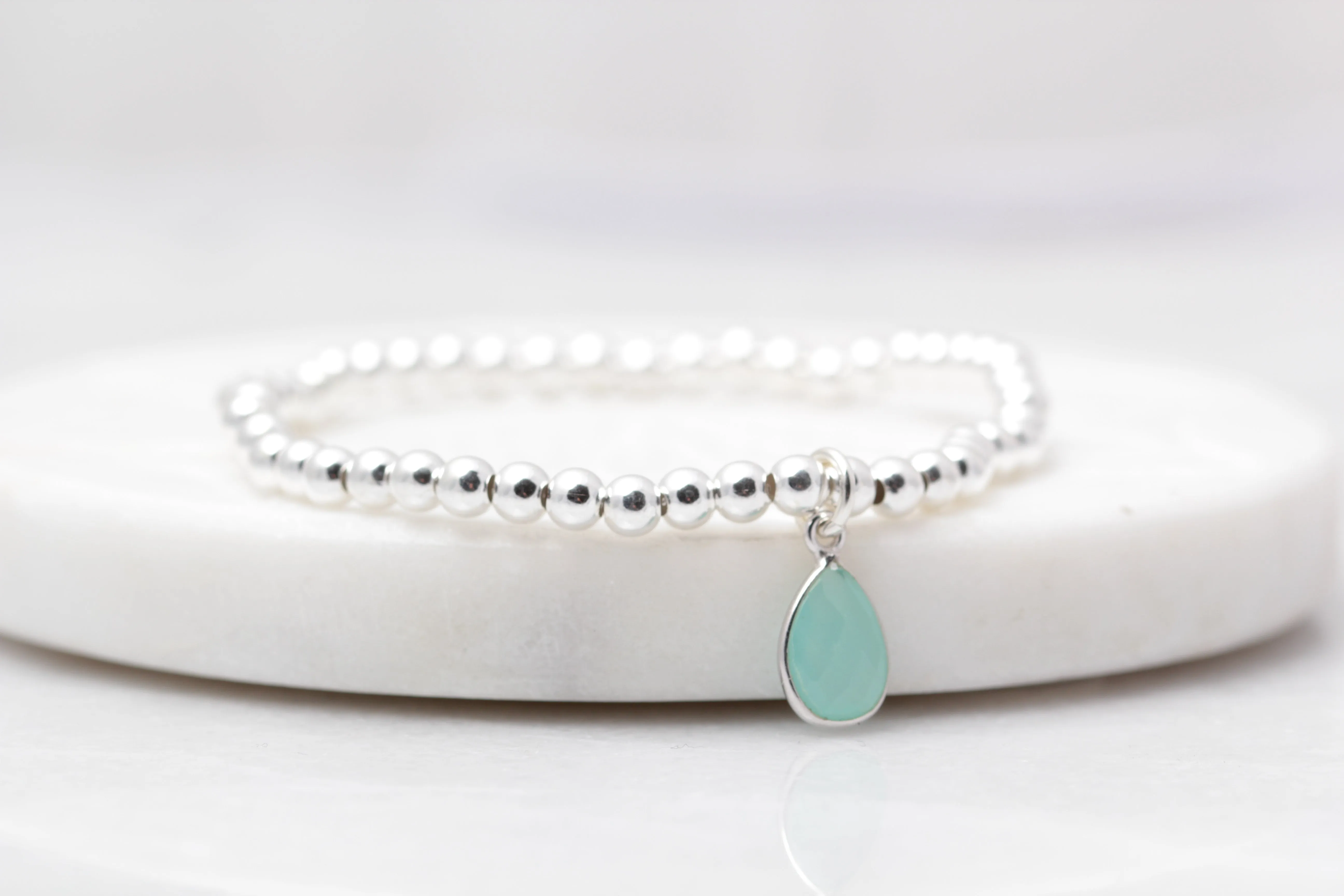 Sterling Gemstone Bracelet
