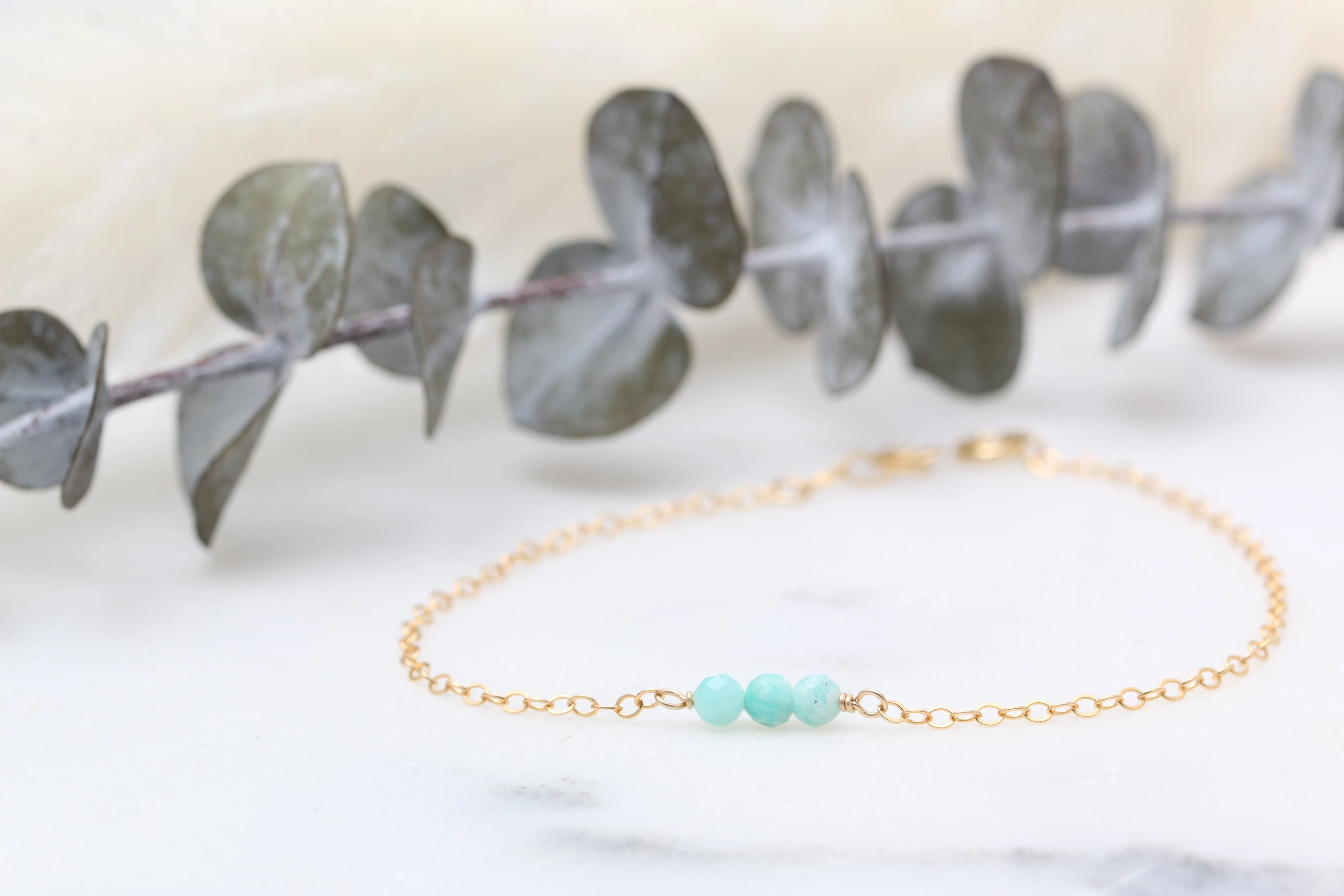 Triple Gemstone Bracelet