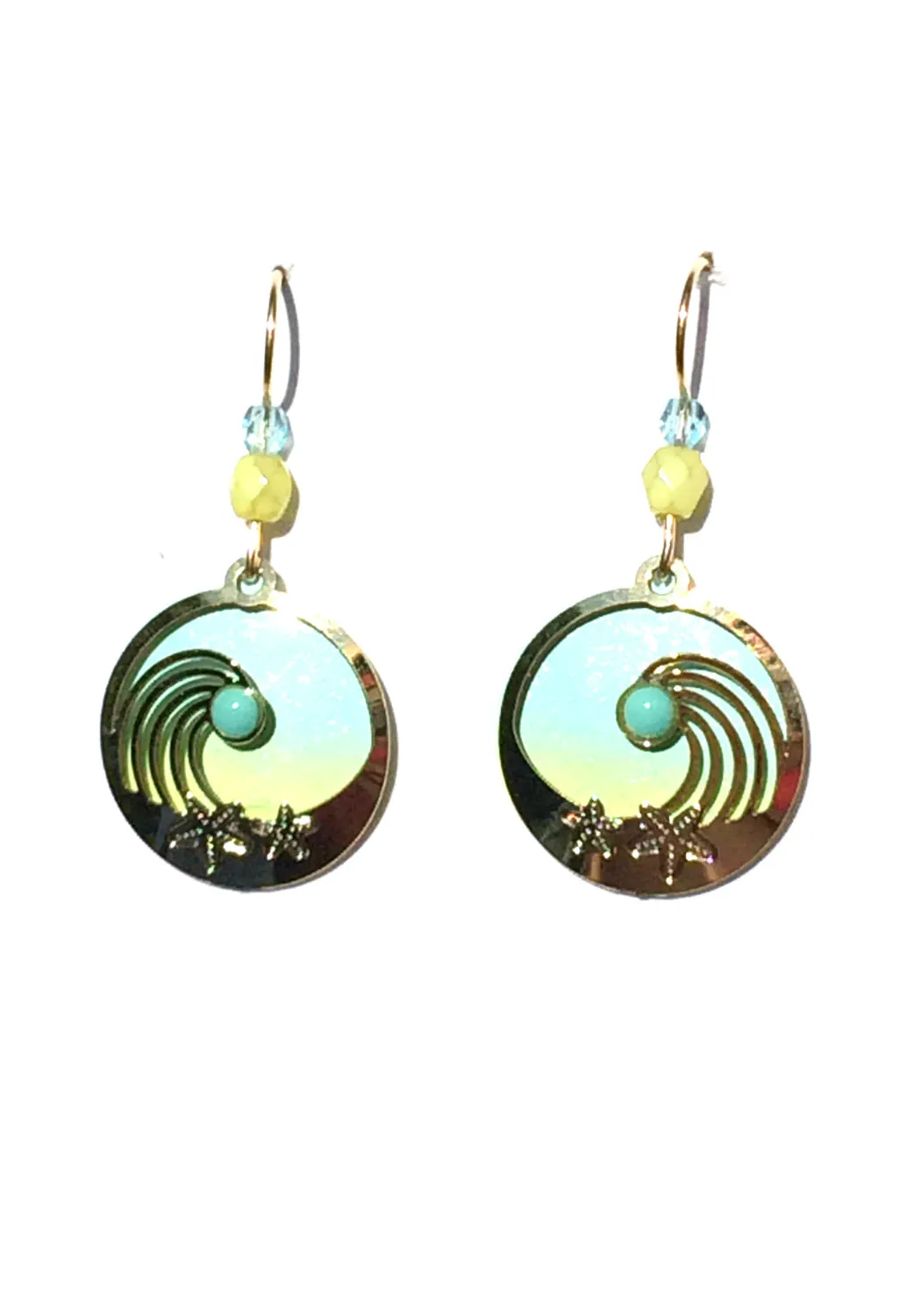 Wave & Starfish Dangles by Adajio