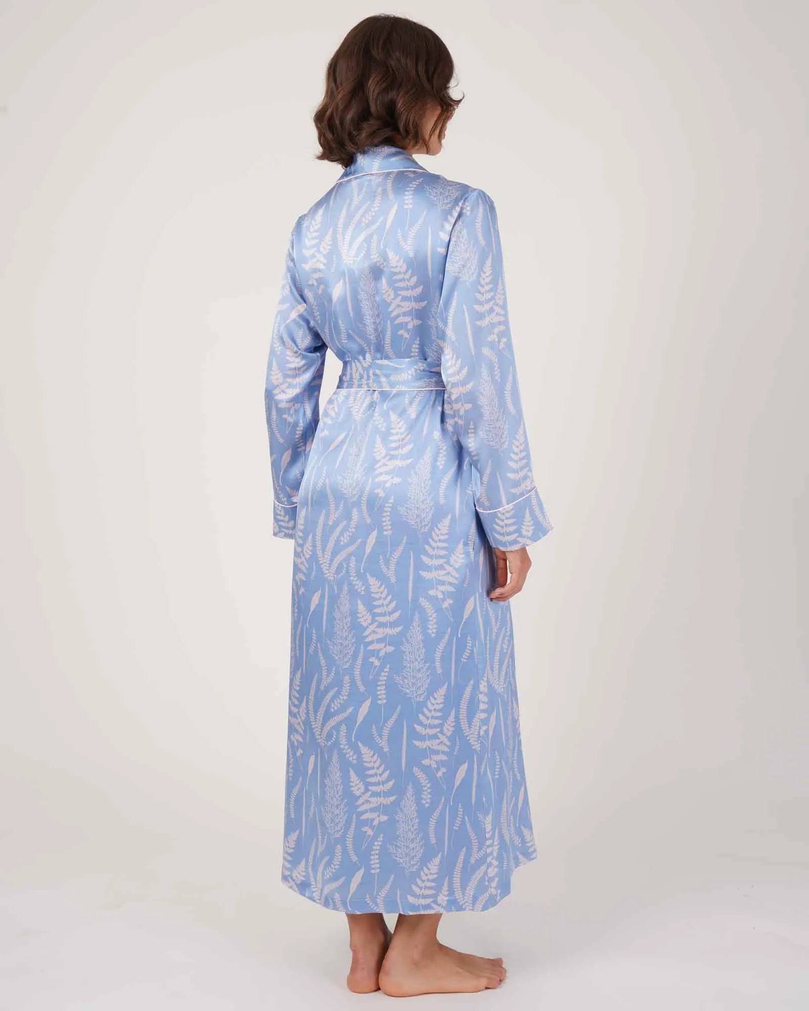 Women's Silk Dressing Gown - St. Ives